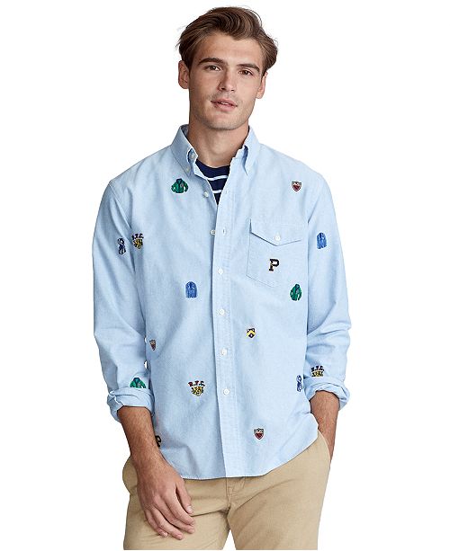Polo Ralph Lauren Men S Classic Fit Embroidered Shirt Reviews