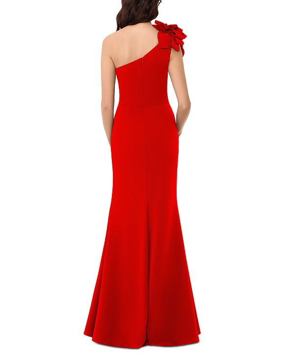 XSCAPE Embellished OneShoulder Gown & Reviews Dresses