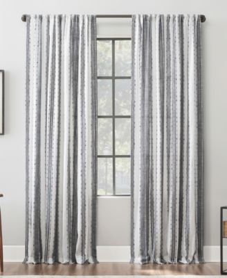 Archaeo Textured Stripe Cotton Curtain Collection