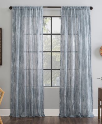 Archaeo - Bamboo Stripe 50" x 84" Sheer Curtain Panel
