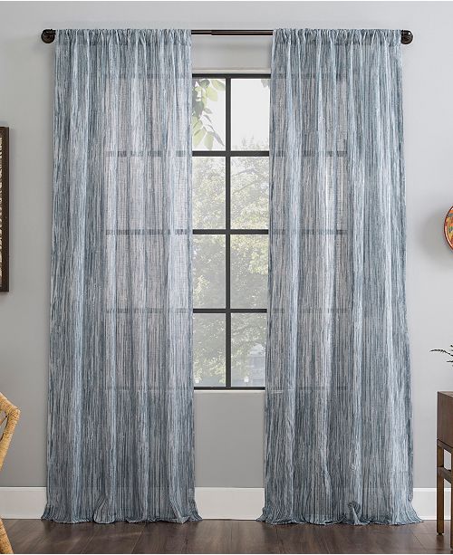Archaeo Bamboo Stripe 50 X 84 Sheer Curtain Panel Reviews