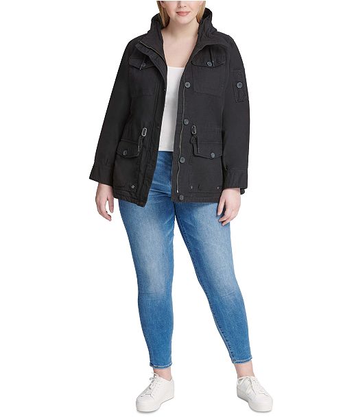 Levi's Trendy Plus Size Utility Jacket & Reviews Jackets & Blazers