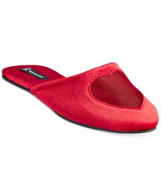 INC International Concepts - Women's Mesh-Heart Slippers