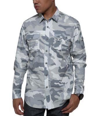 Sean John - Men's Camo Dual Pocket Shirt