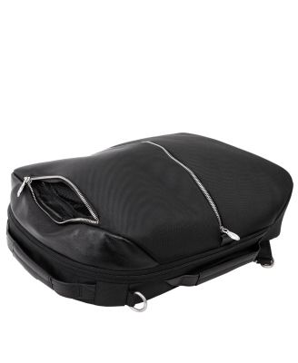 East Side 17" Nylon 2-In-1 Laptop Tablet Convertible Travel Backpack Cross-Body