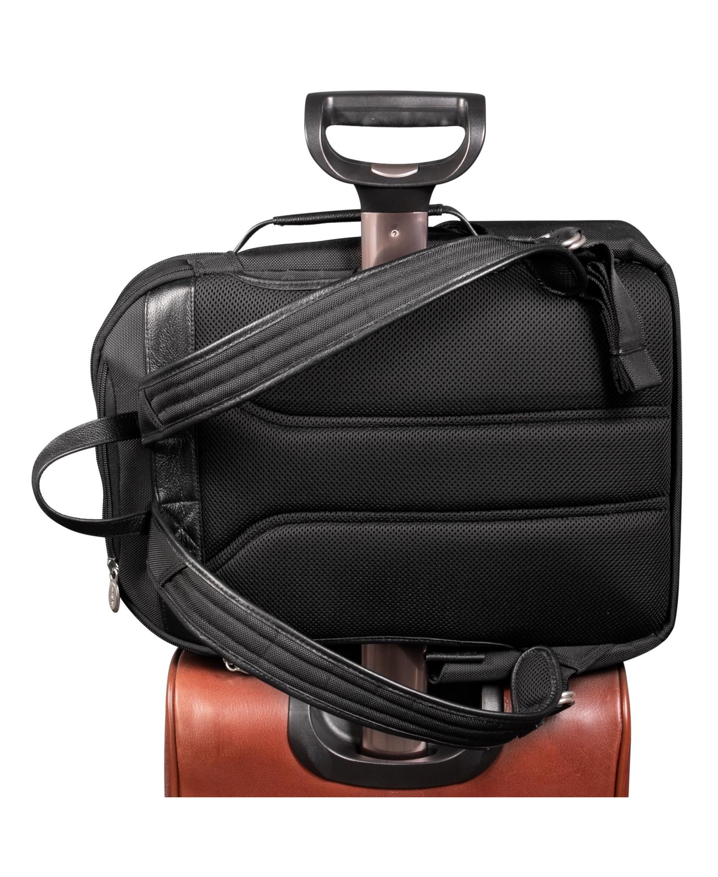Рюкзак McKlein Englewood 17" Nylon Triple Compartment Laptop Tablet Weekend, цвет: Чёрный — фото 10