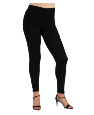 24Seven Comfort Apparel Women's Stretch Ankle Length Maternity Leggings