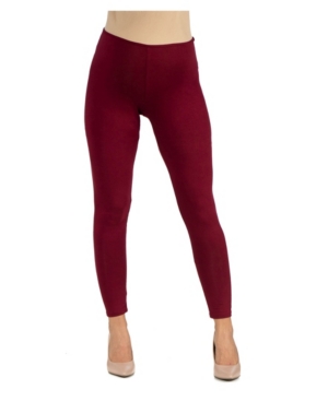 24Seven Comfort Apparel Women's Stretch Ankle Length Maternity Leggings