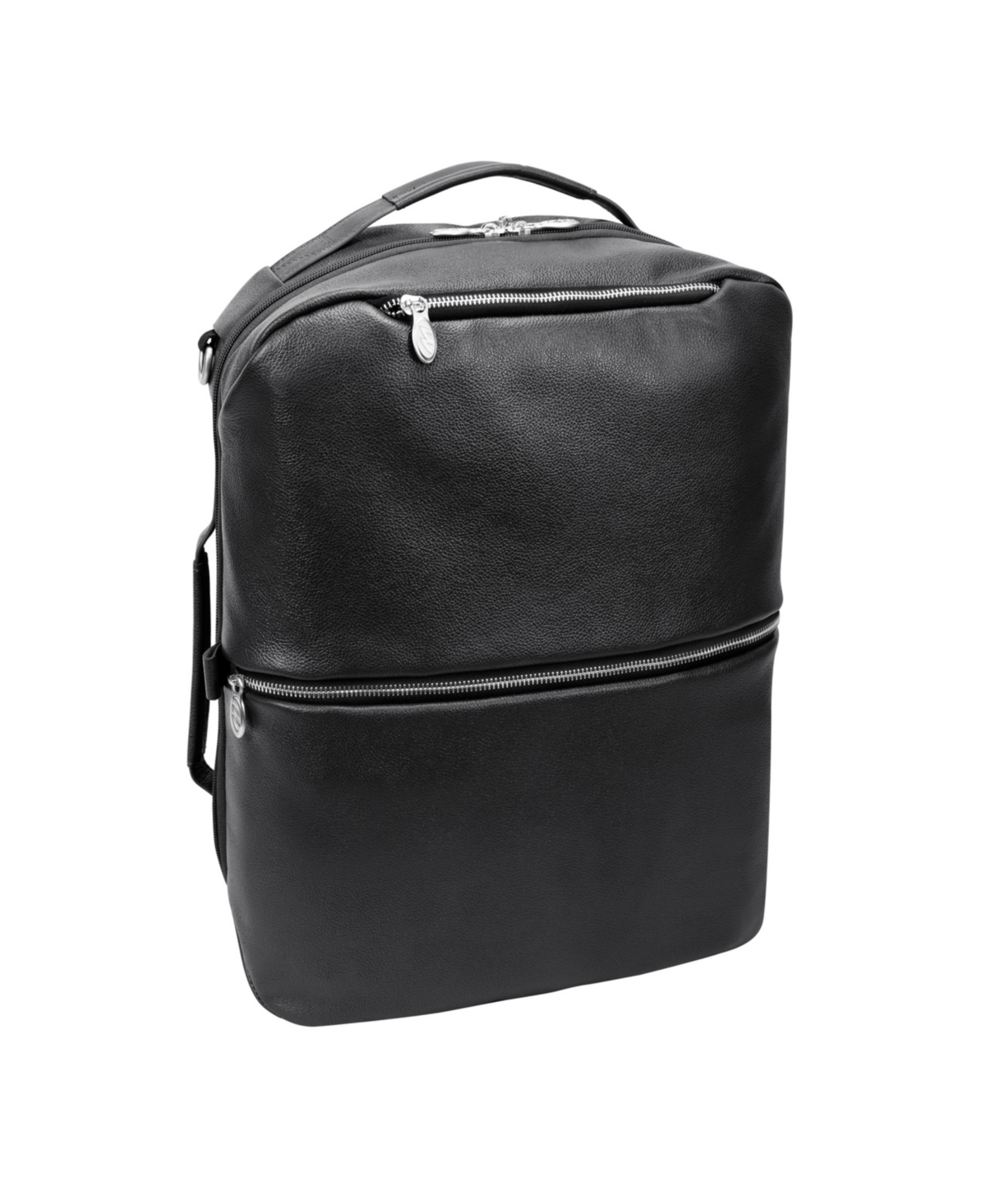 East Side 17" 2-In-1 Laptop Tablet Convertible Travel Backpack Cross-Body - Black