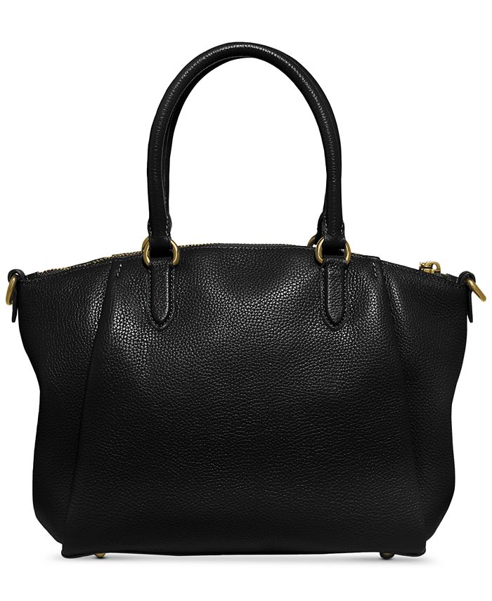 COACH Polished Pebble Leather Elise Small Satchel & Reviews - Handbags ...