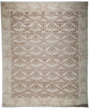 Adorn Hand Woven Rugs Closeout!  One Of A Kind Ooak3853 Bone 7'10" X 9'5" Area Rug In Red