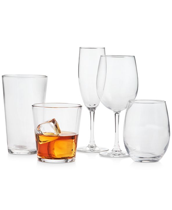Martha Stewart Collection 30Pc. Glassware Set, Created for Macy's