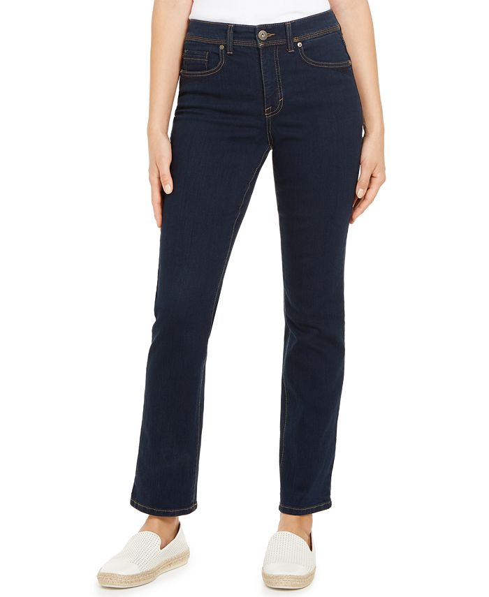 Style & Co Tummy-Control Straight-Leg Jeans in Regular, Short and Long  Lengths, Created for Macy's - Macy's
