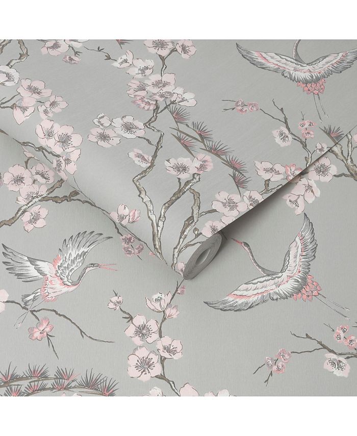Graham & Brown Japan Pink Wallpaper Macy's