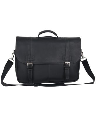Colombian Leather Flapover 15.6” Laptop Bag