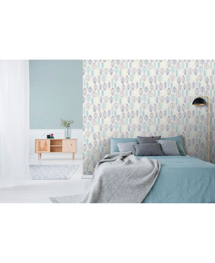 Graham & Brown Scandi Leaf Wallpaper Macy's