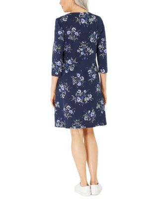 macy's floral print dresses