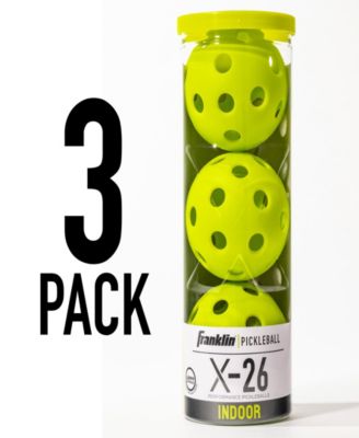 X-26 Pickleballs - Indoor - 3 Pack - USAPA Approved