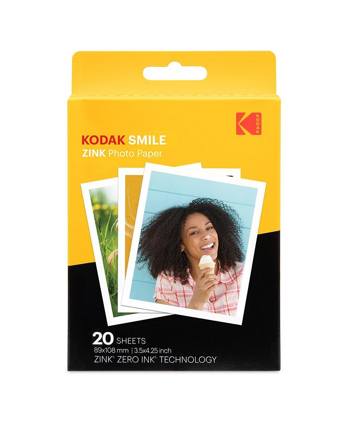 Kodak 3x4 ZINK Photo Paper 20 Pack Macy's