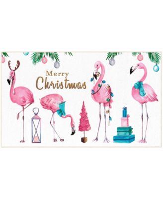 Merry Flamingos Accent Rug, 24" x 40"