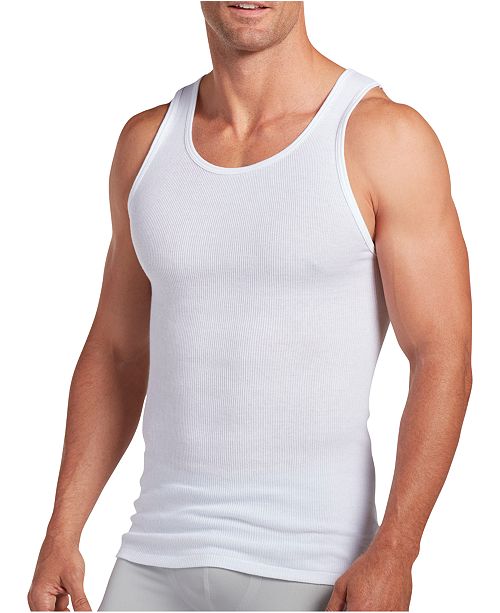 Jockey Men S Underwear Classic Ribbed Tagless Tank 3 Pack