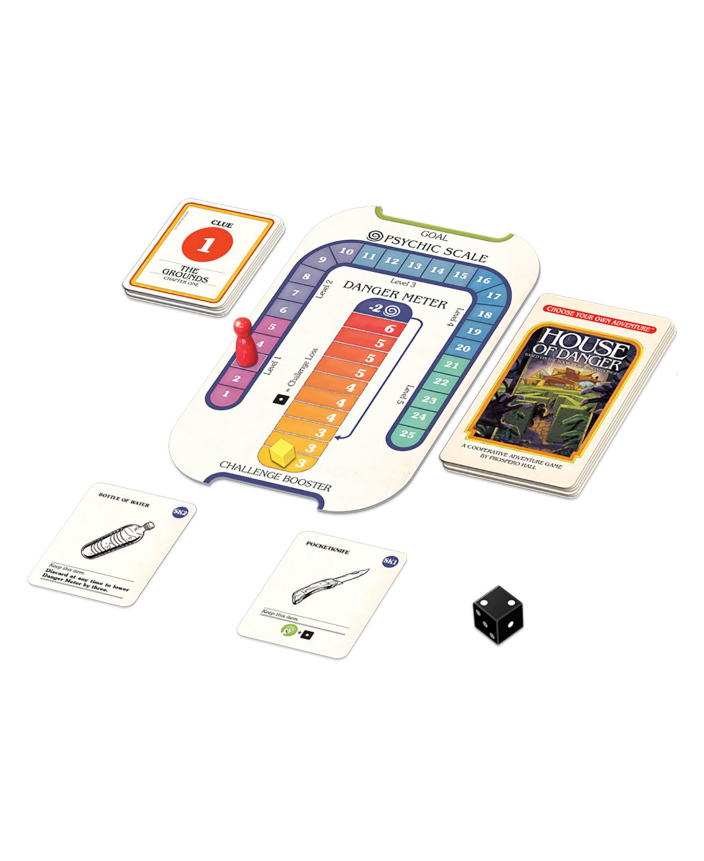 Детская настольная игра Z-Man Games House of Danger Cooperative Choose Your Own Adventure Board Game, Ages 10+ — фото 3