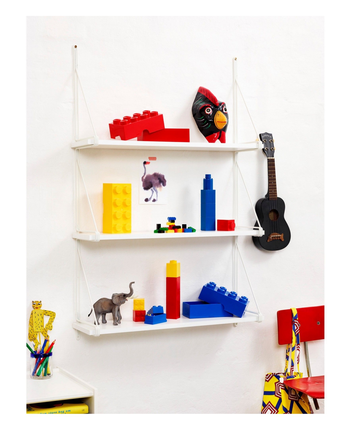 Room Copenhagen Lego Storage Brick 2 In Multi