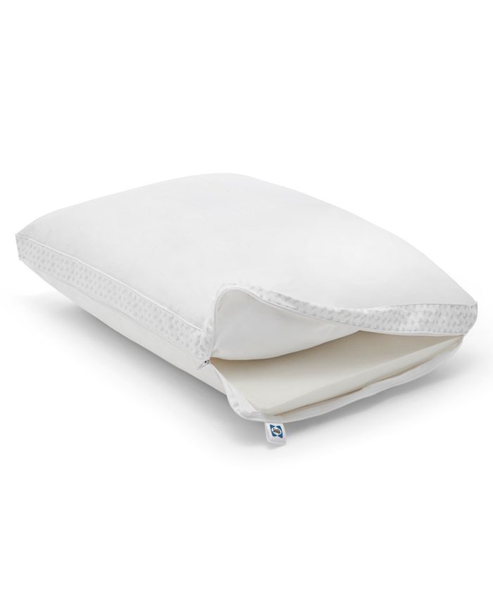 Sealy Reversible Memory Foam and Fiber Pillow Macy's
