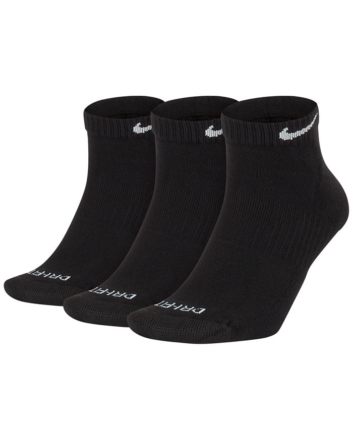 Nike Men's 3Pk. Everyday Max Cushioned LowCut Socks Macy's