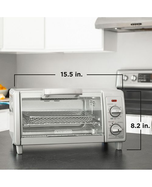 Black & Decker TO1785SG Crisp N' Bake Air Fry 4 Slice Toaster Oven
