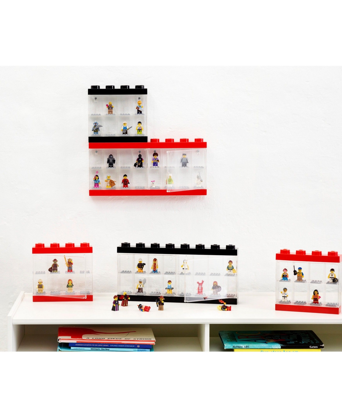 Shop Room Copenhagen Lego Minifigure Display Case 8 In Multi