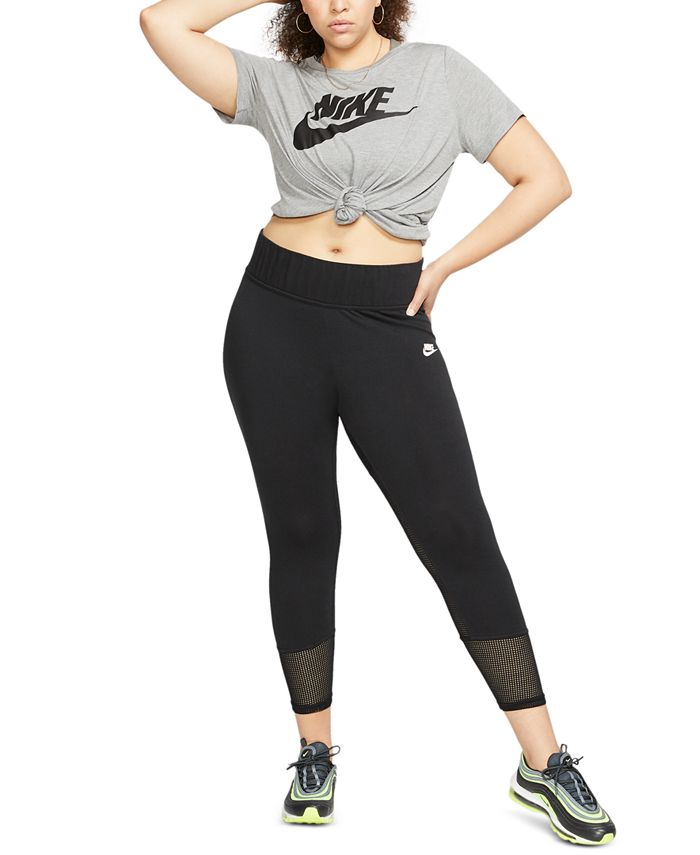 Nike Plus Size Sportswear Mesh Trimmed Leggings Macys 2873