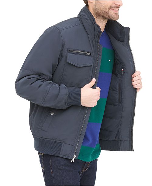 Tommy Hilfiger Men's FourPocket Filled Performance Bomber Jacket