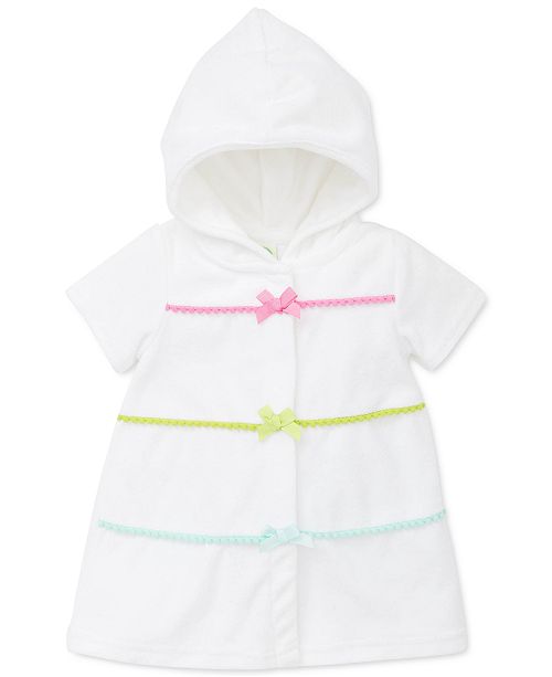 Little Me Baby Girls Hooded Swim CoverUp & Reviews Swimwear Kids