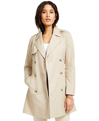 Charter Club Classic Solid Trench Coat, Created for Macy's - Macy's