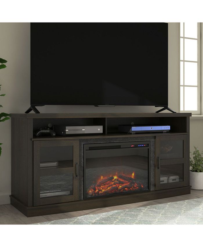 A Design Studio Falster Fireplace Tv Stand For Tvs Up To 65" Macy's