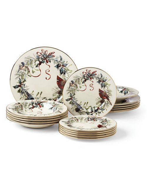 Lenox Winter Greetings 18 Piece Dinnerware Set Reviews