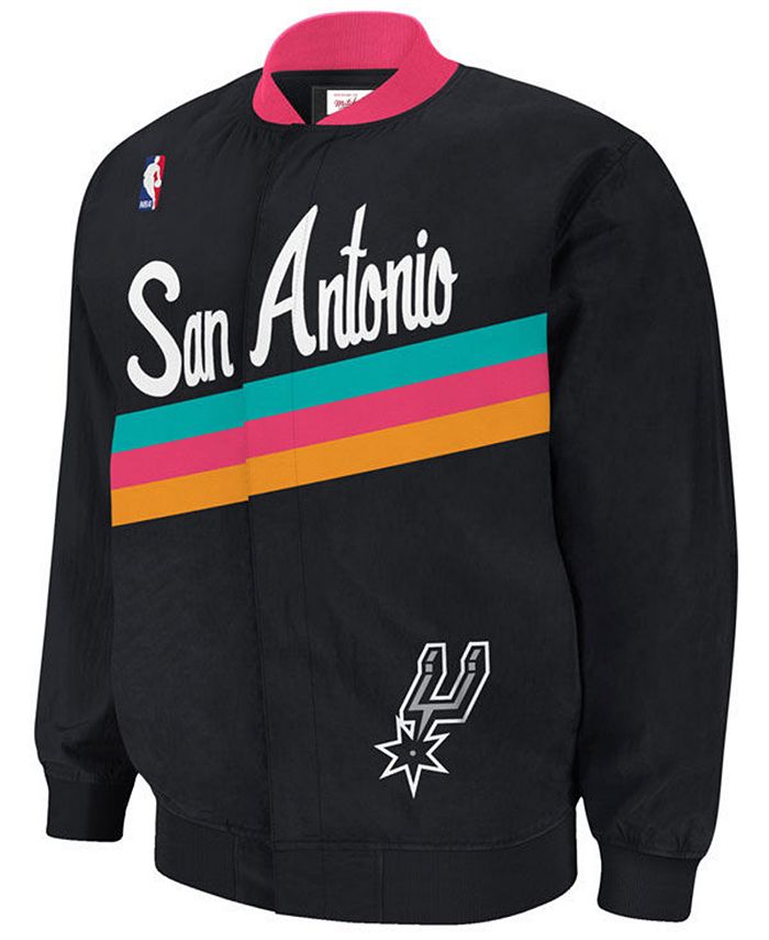 Mitchell & Ness San Antonio Spurs Button Front Jersey in Blue for