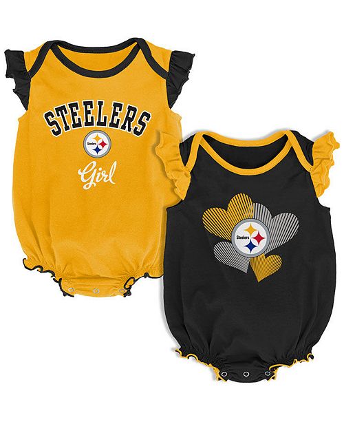 Outerstuff Baby Pittsburgh Steelers Celebration Bodysuit Set