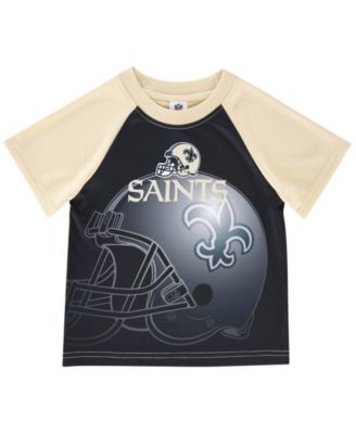 New Orleans Saints Poly Helmet T-Shirt 