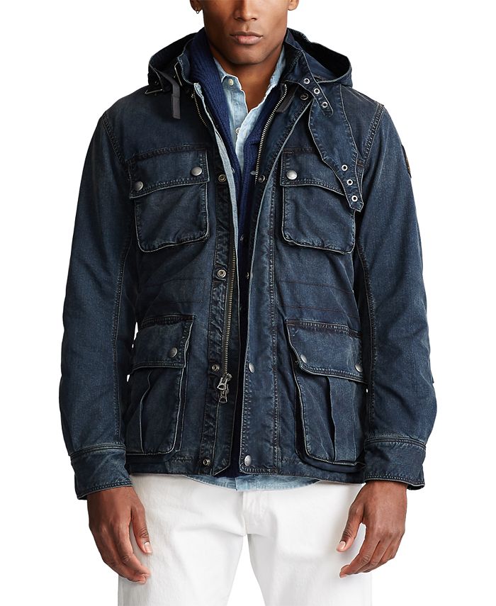 Polo Ralph Lauren Men's Naval-Inspired Denim Jacket & Reviews - Coats &  Jackets - Men - Macy's