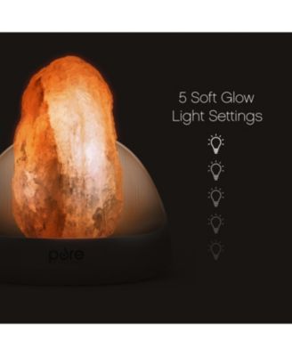 PureGlow Crystal Salt Lamp & Diffuser 