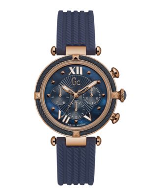 GUESS - Gc Cable Chic Blue Silicone Strap Watch