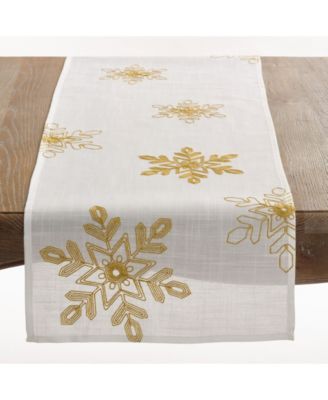 Nivalis Collection Snowflake Design Runner