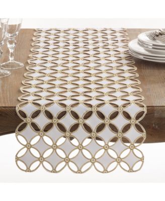 Buche De Noel Collection Holiday Design Table Runner, 16" x 68"