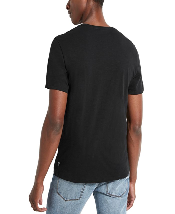 GUESS Men's Doberman Graphic and Textural Star T-Shirt - Macy's
