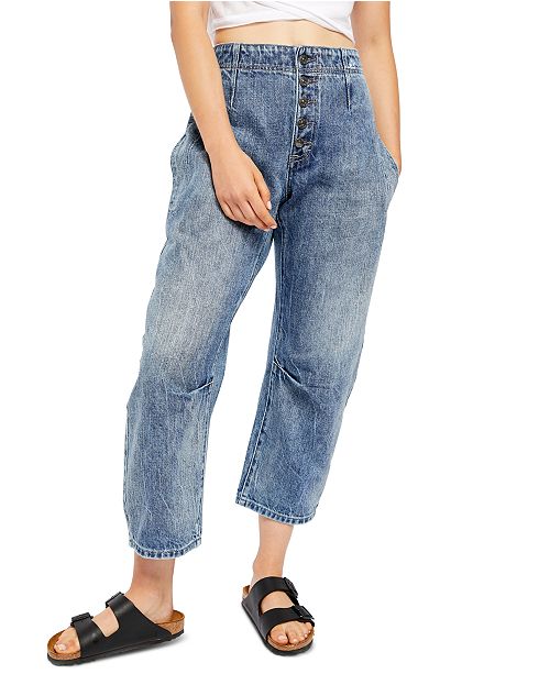 Free People Osaka Relaxed Straight Leg Jeans & Reviews - Jeans - Women ...
