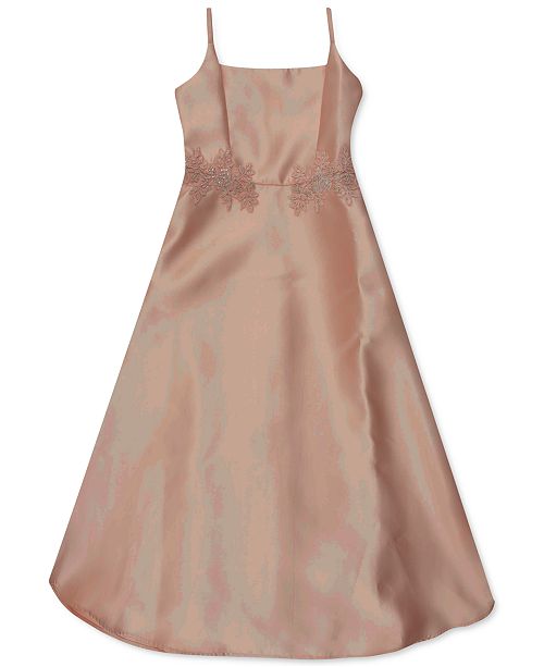 Speechless Big Girls Embroidered Satin Dress Reviews Macy S