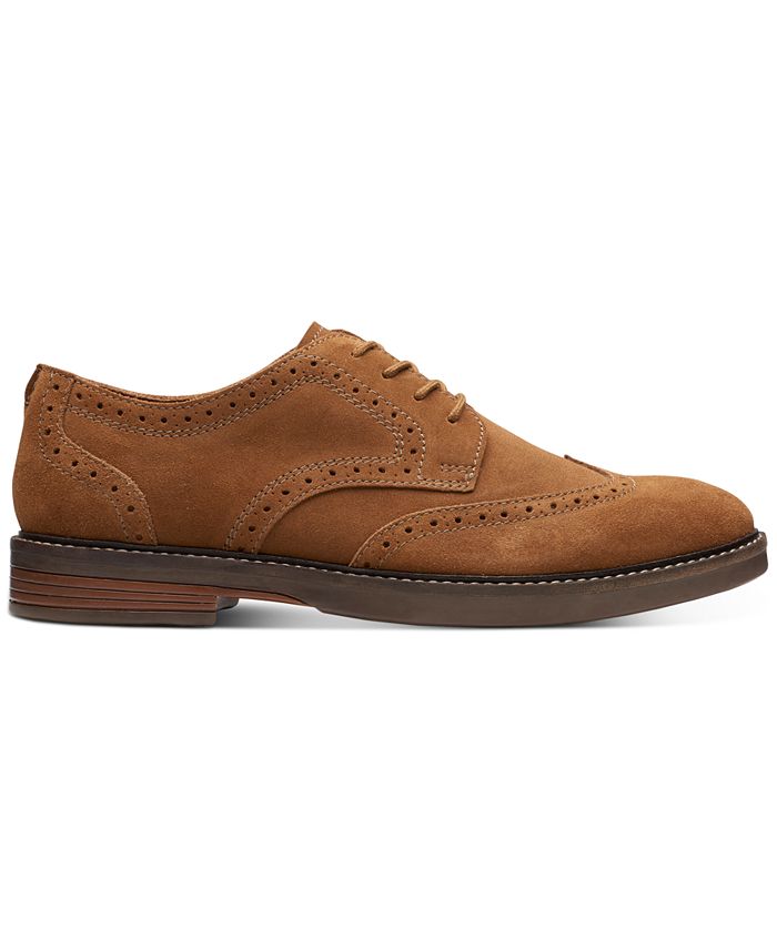 Clarks Men's Paulson Wingtip Oxfords & Reviews - All Men's Shoes - Men ...
