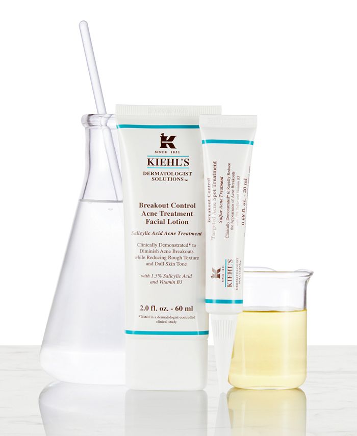 Kiehl's Since 1851 Dermatologist Solutions Breakout Acne Treatment Facial Lotion, 2-oz.